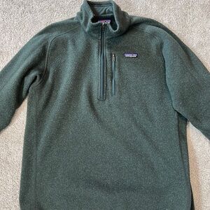 Patagonia Green Quarter Zip
